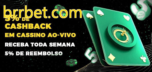 Promoções do cassino ao Vivo brrbet.com